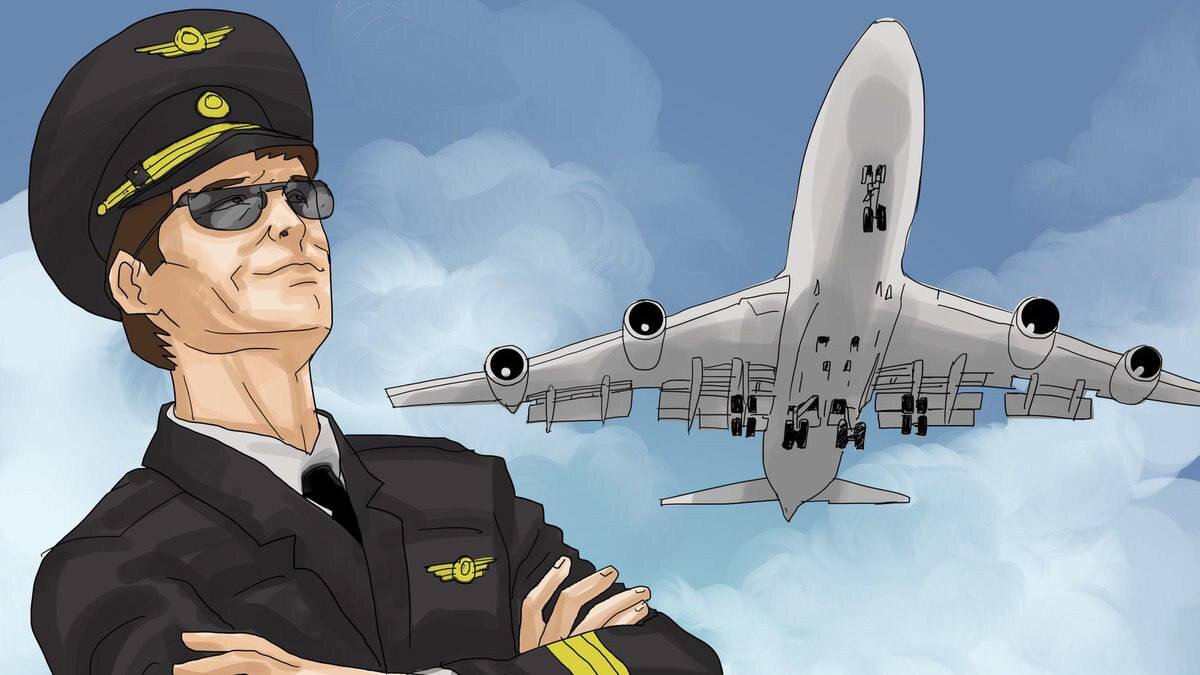 Только в полете не спят самолёты, зато пилоты могут вздремнуть...