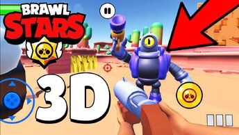 🔥3d Бравл Старс ОТ Первого Лица! Brawl Stars 3d!