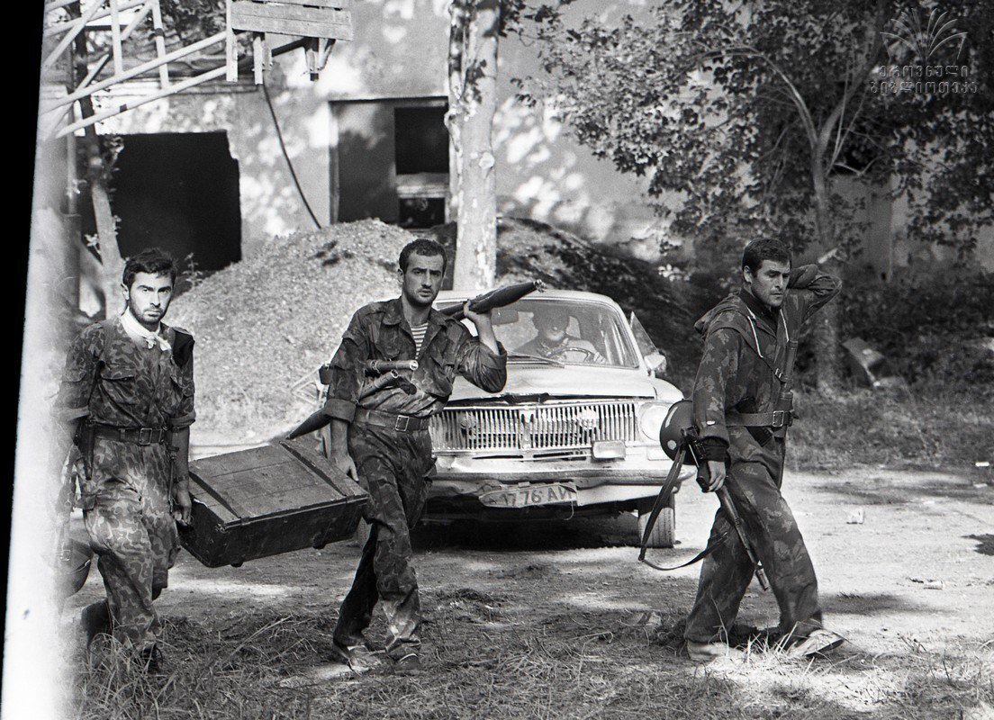 В грузию после абхазии. Гагра 1992 1993.