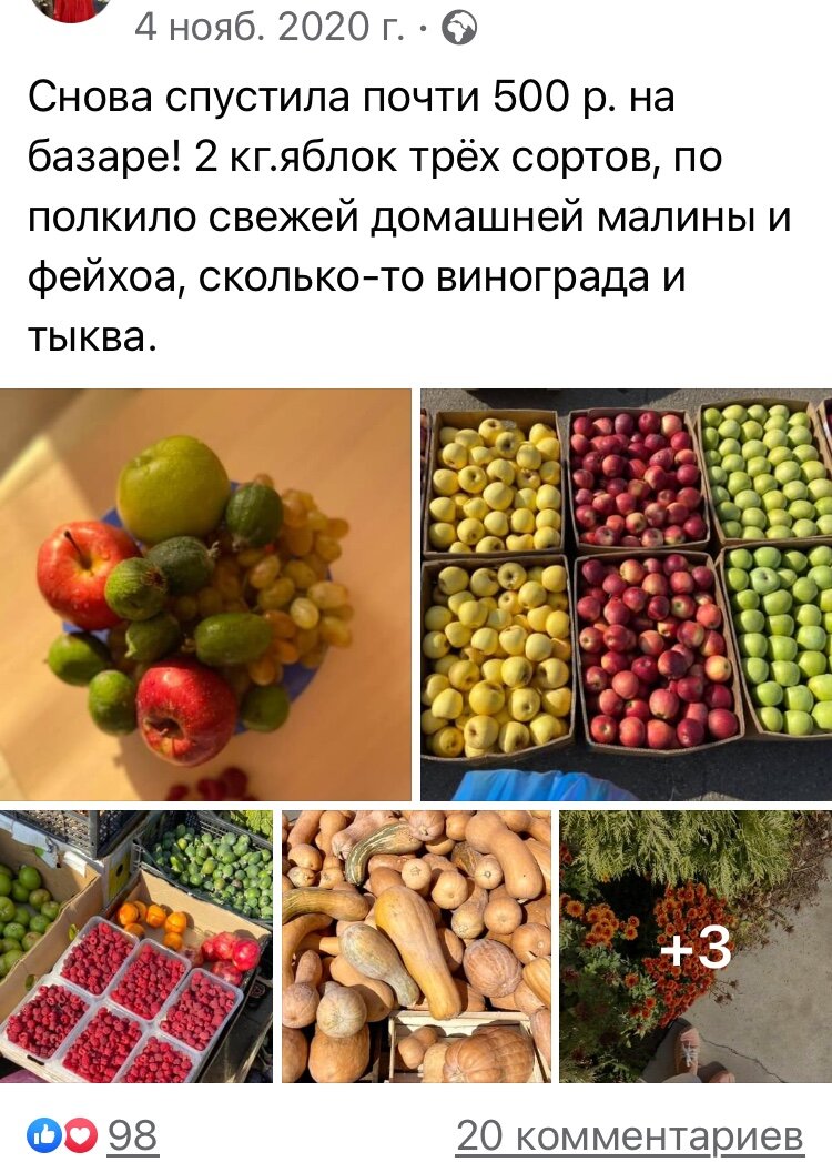 Обратите внимание на дату моего поста: 4 ноября! Все цветёт и пахнёт, прилавки ломятся. Как здесь говорят «если есть на свете рай, то это — Краснодарский край!»