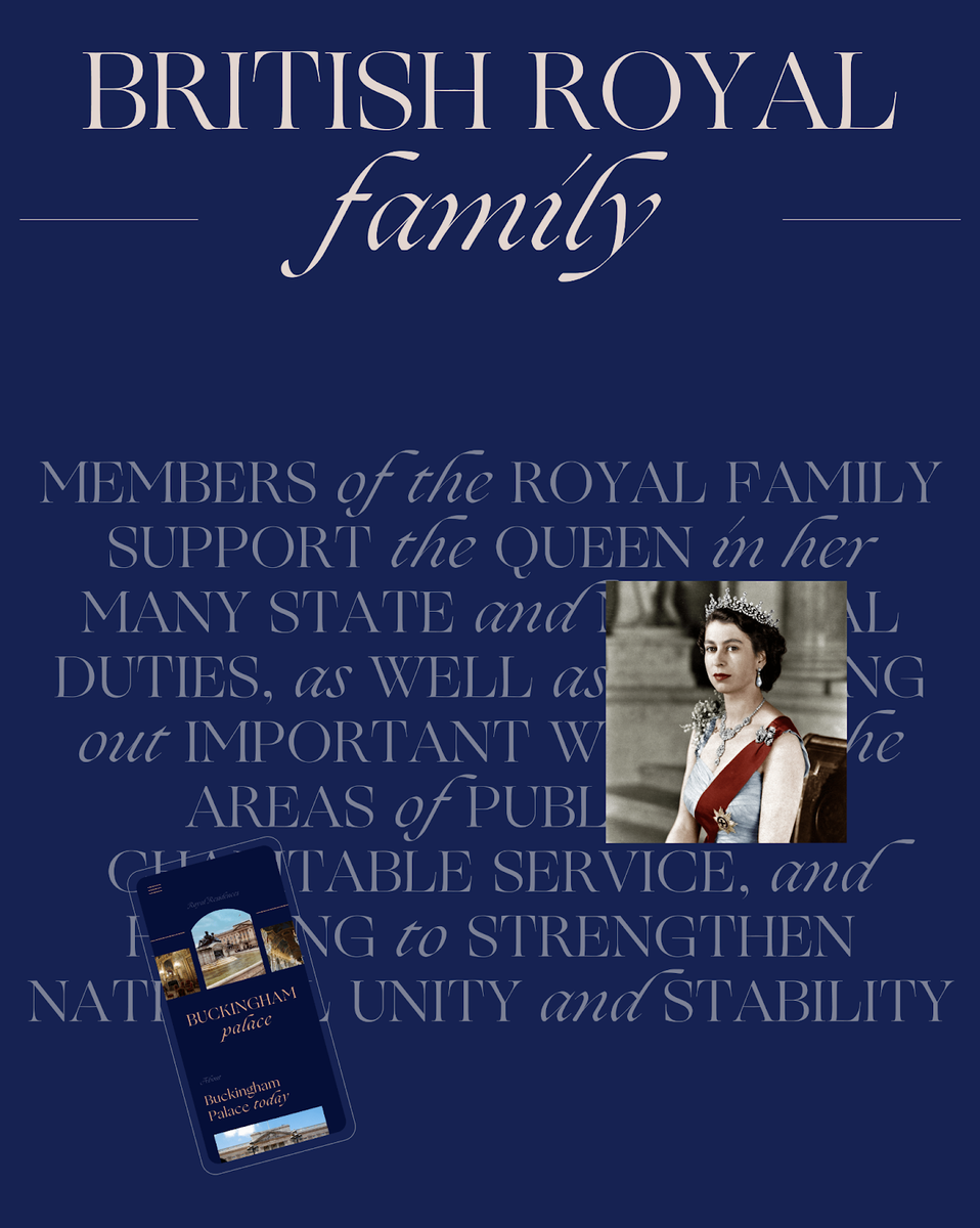 British Royal Family — Website Concept