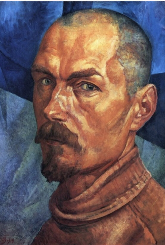 Кузьма Петров-Водкин. Автопортрет. 1918 год. 