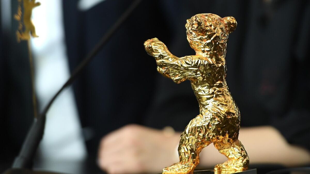    Главная награда Берлинского международного кинофестиваля "Золотой медведь"© РИА Новости / Екатерина Чеснокова