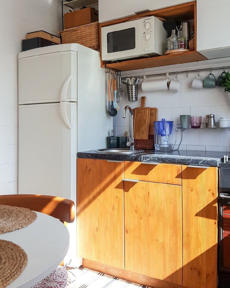 Проект кухни 6 кв м с холодильником (71 фото)