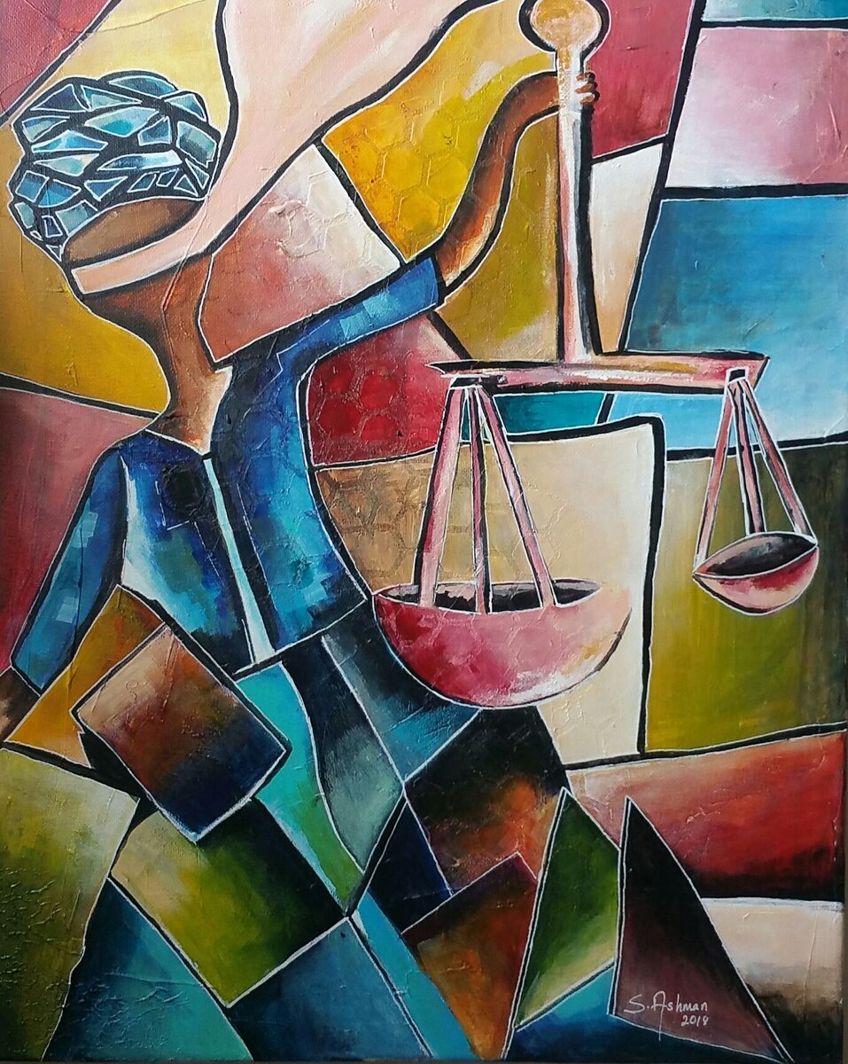 Justice Painting; художника не нашла