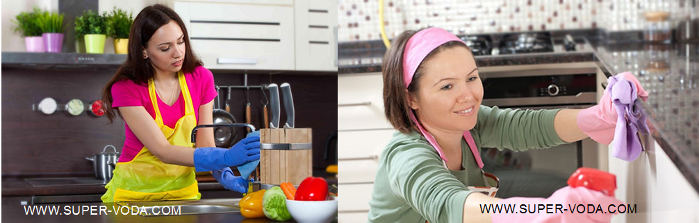 Используйте Сильную Канген воду 11,5 рН для уборки и чистки помещений