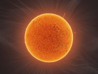    Астрофотографы сделали 140-мегапиксельное фото Солнца