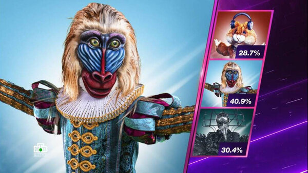 Кого спасли зрители 26 марта в шоу "Маска". Скриншот эфира канала НТВ © Ntv.ru