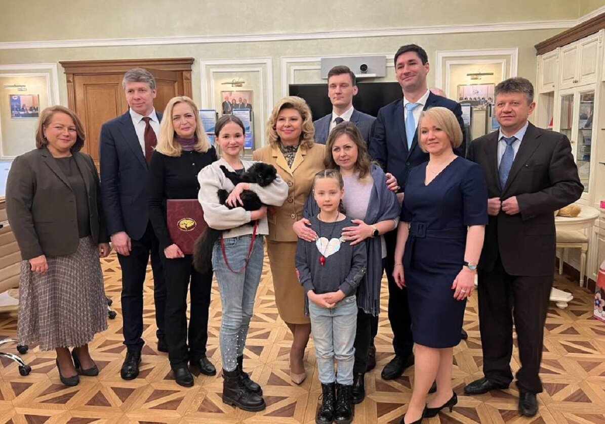    В Москве девочки встретились с уполномоченный по правам человека в России Татьяной Москальковой Юлия Полякова