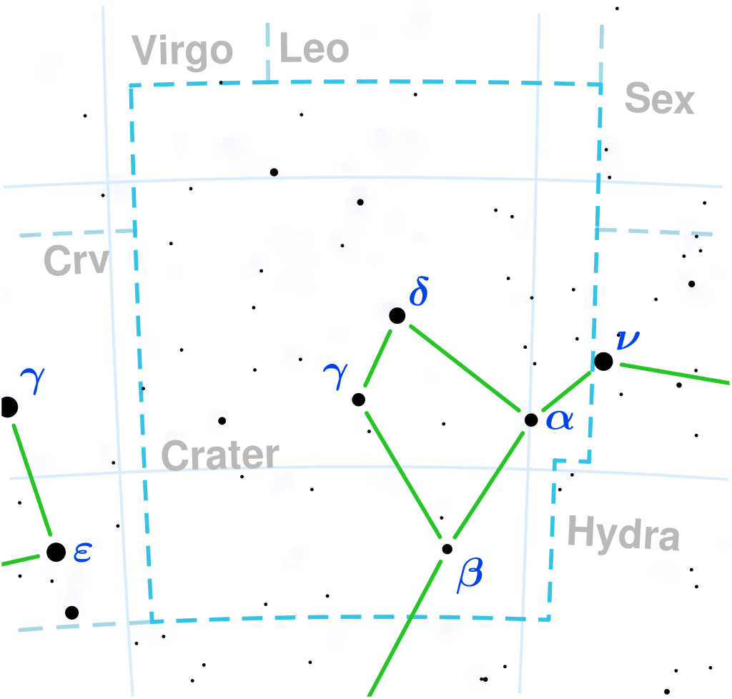 Карта созвездия Чаша By Crater_constellation_map.png: Torsten Brongerderivative, CC BY-SA 3.0