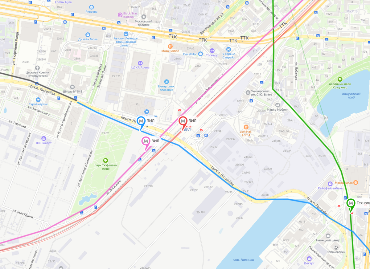 Бирюлёвская линия. Местоположение новых станций метро в Москве на карте. |  Владислав Панкратов | Дзен