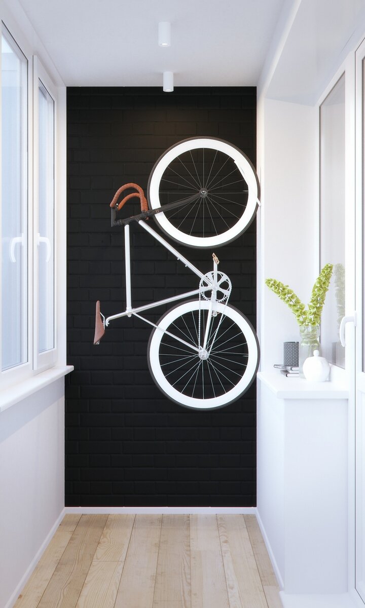 Велосипед на балконе фото