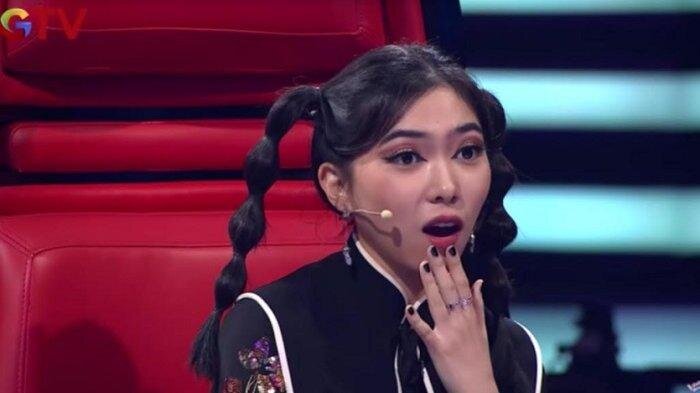 Isyana Sarasvati  / The Voice Kids Indonesia 2021 Photo Tribunnews,com