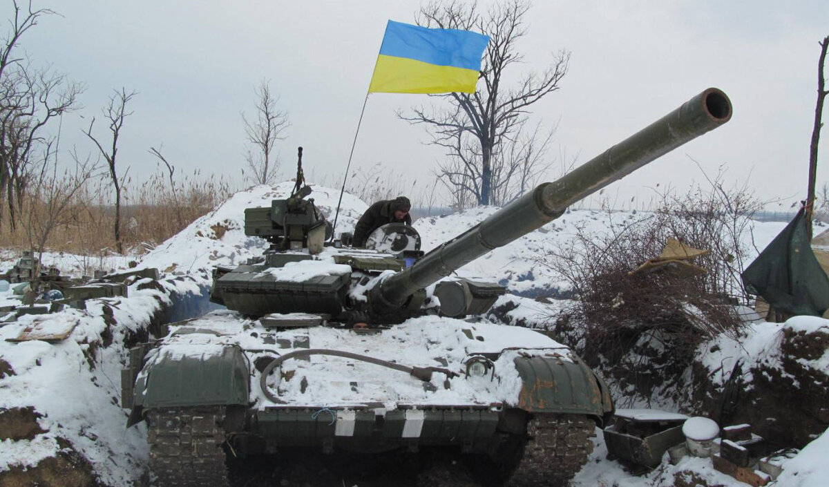 бронетехника ВСУ на передовой