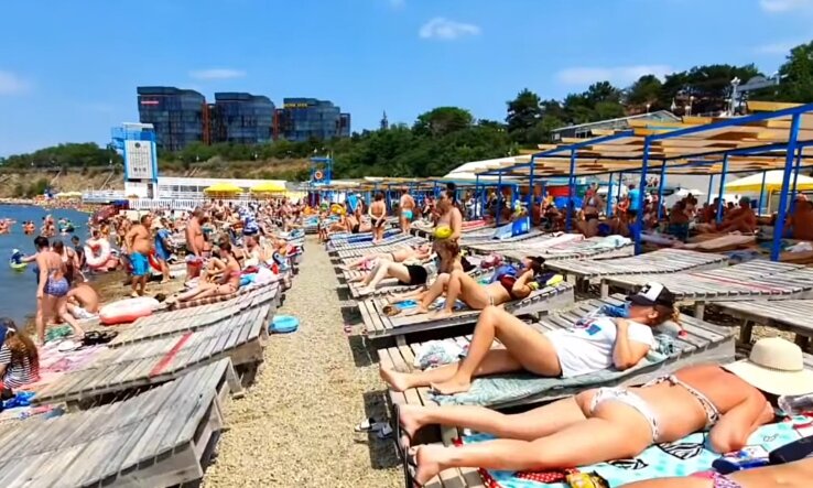 Анапа. Пляж Анапская бухта. (фото из сети интернет) 