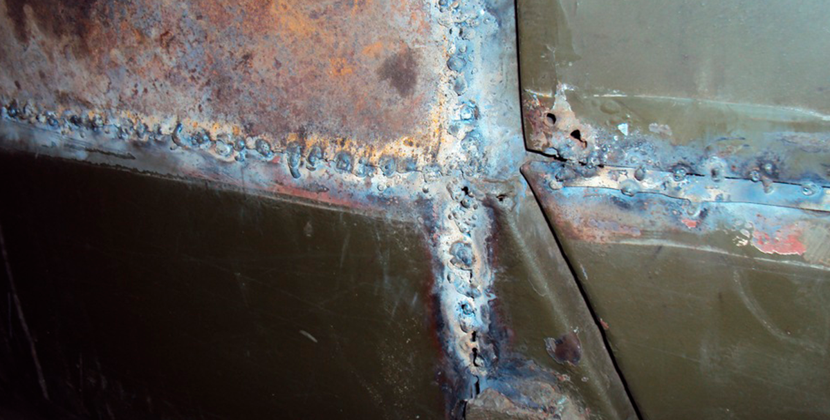 пример ручной дуговой сварки порогов