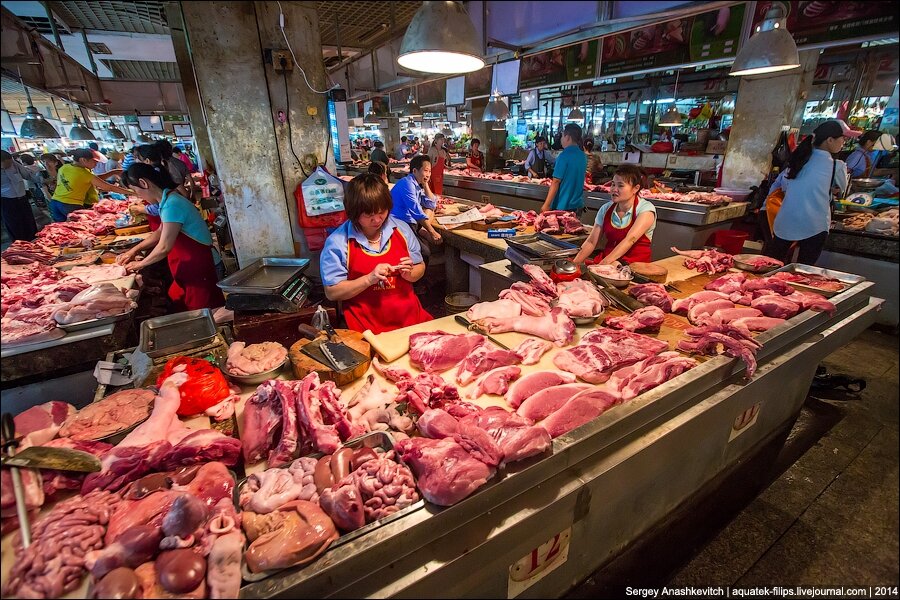 Пищевой рынок в Китае.