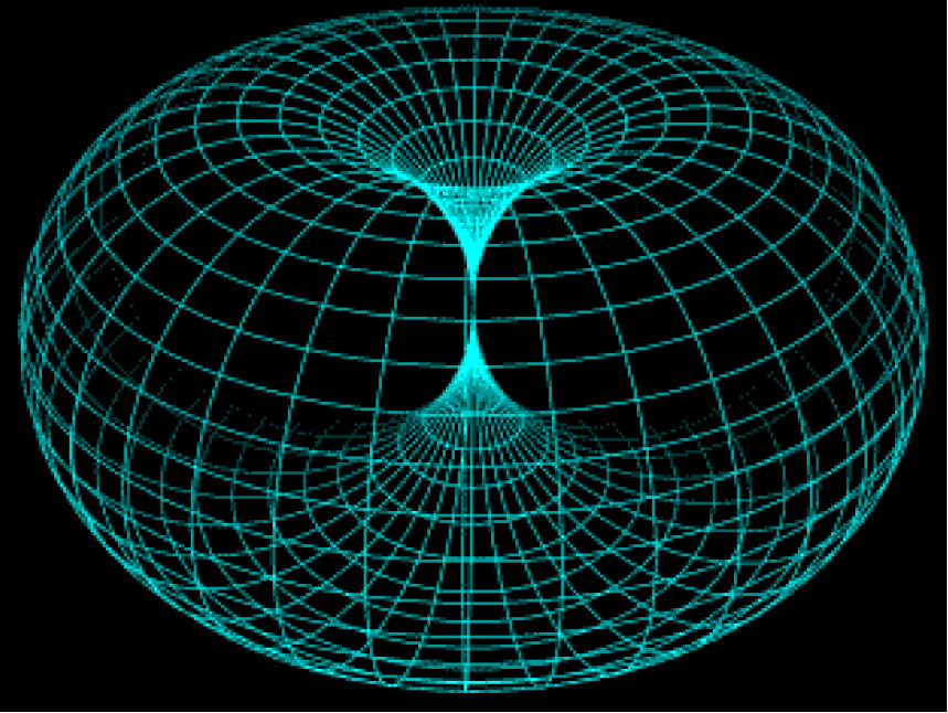 Гравитационное искривление пространства. Торус тороид. Визуализация четырехмерного пространства. Искажение пространства. Гравитация искривление пространства.