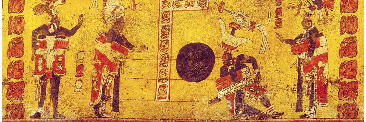 Древние рисунки, свидетельствующие о древней игре в мяч