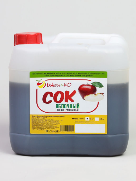 Джем&КО сок яблочный концентрированный