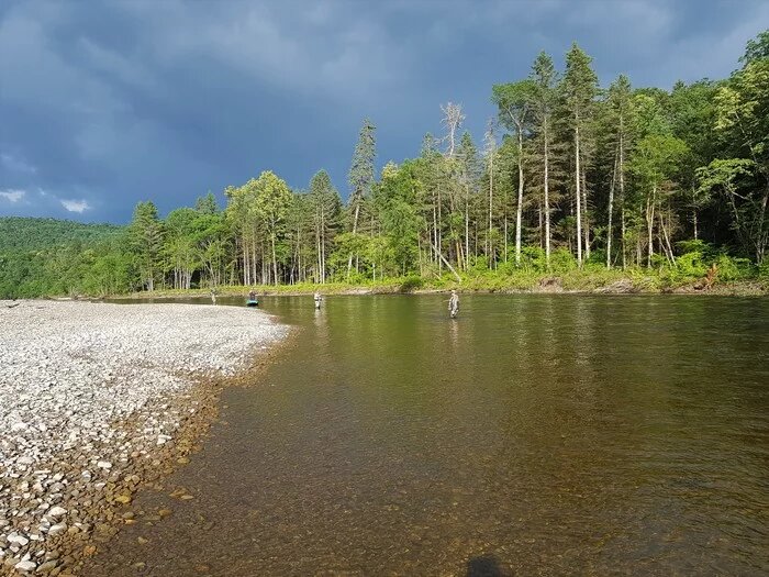 Городской на горной рыбалке