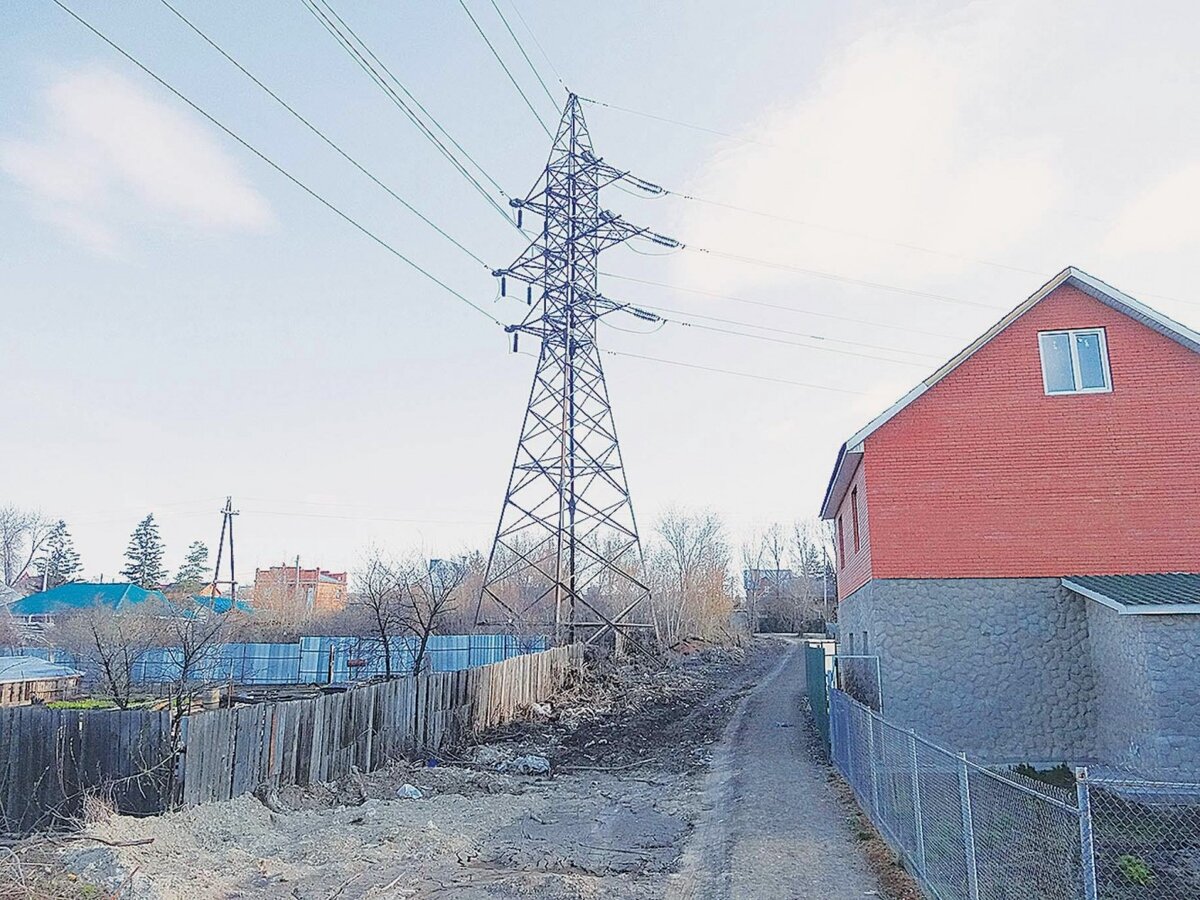 Лэп у частного дома