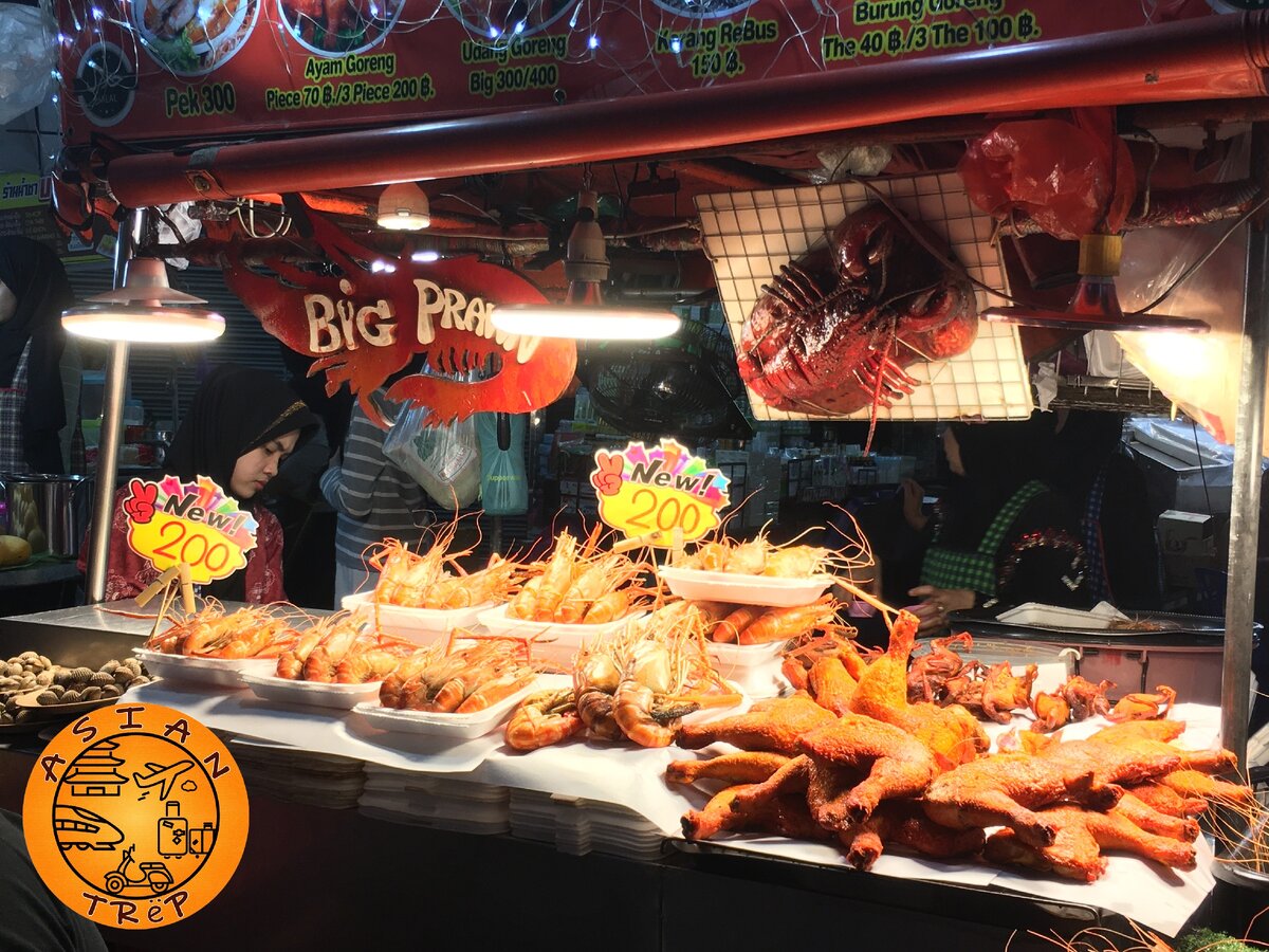 Популярное блюдо тайских ночных рынков