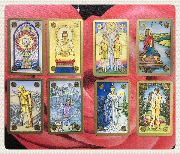 фото автора, сделано в процессе гадания