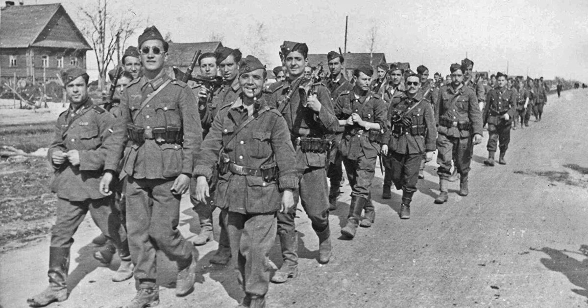 "Голубая дивизия на восточном фронте"