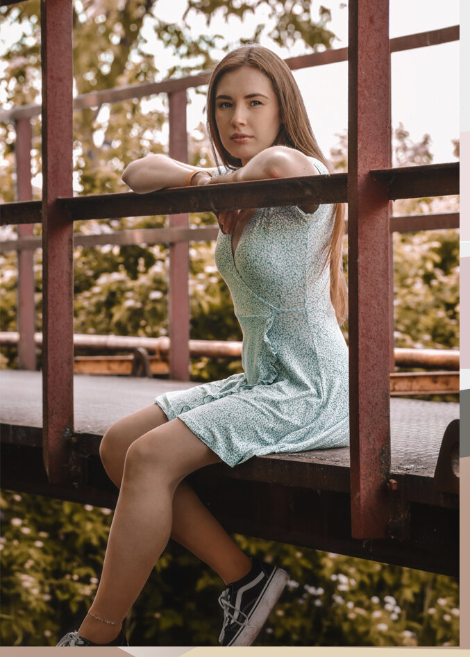 Иллюстрация. Красивая девушка.