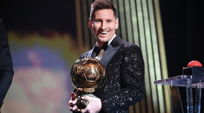 Лионель Месси на вручение 7-го "Золотого мяча"