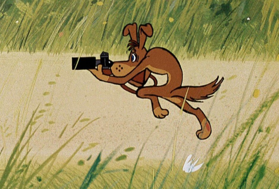 Кадр из мультфильма " Трое из Простоквашино"