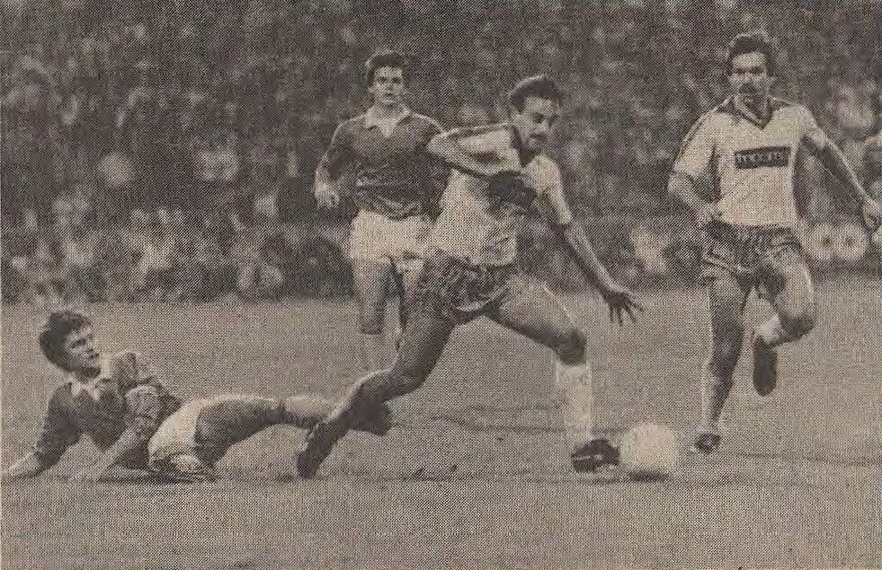 Матч 1/32 финала Кубка Уефа, между бременским Вердером и одесским Черноморцем