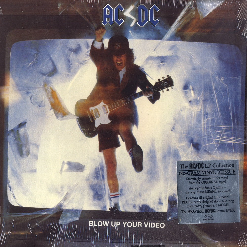 Обложка винилового издания «AC/DC» – «Blow Up Your Video» 