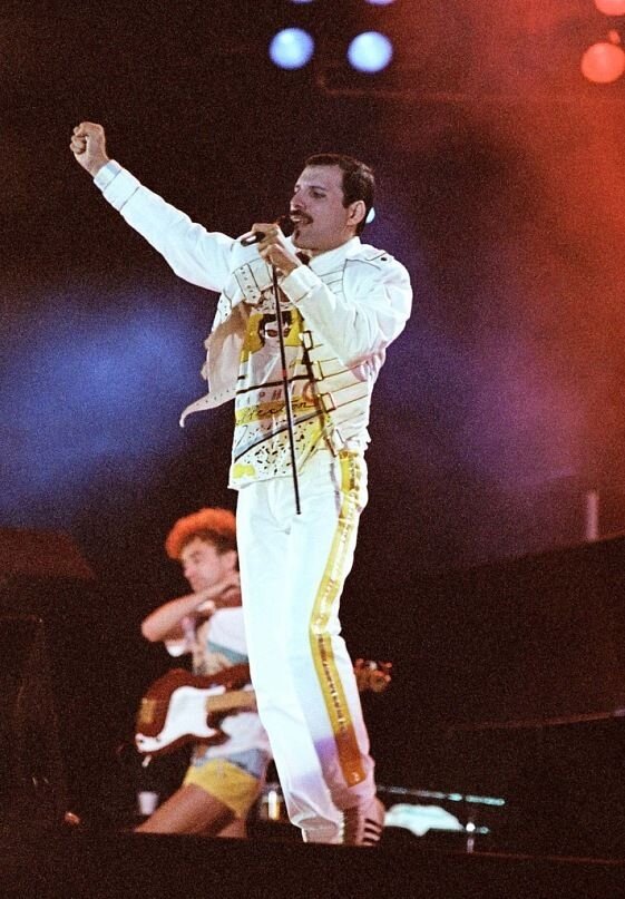 Белый цвет можно назвать основным в костюмах FREDDIE 