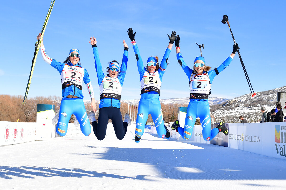 Женская сборная Италии по биатлону. Фото: International Biathlon Union