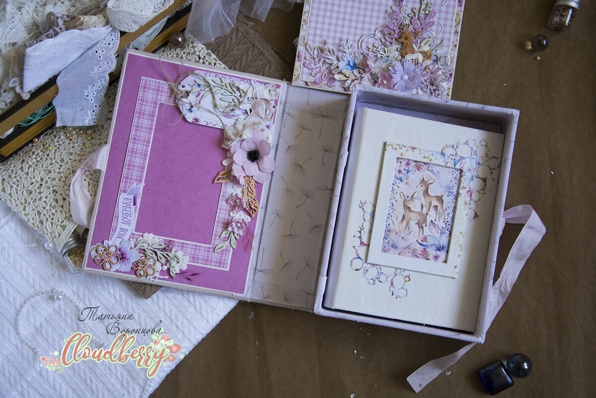 Мини-альбом в коробочке