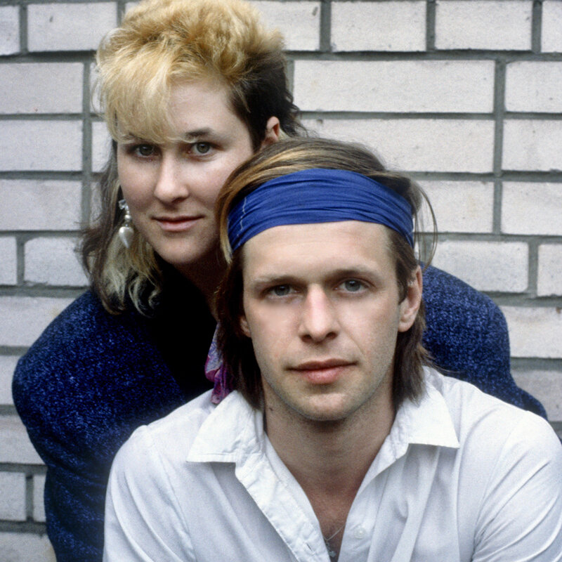 Джоанна Стингрей и Борис Гребенщиков. 1984-1986г.г.  (Фото из личного архива Джоанны Стингрей).