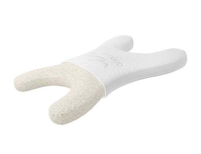 Подушка Вегас Beauty относится к семейству бьюти и имеет необычную форму, которая позволяет удобно спать на боку, не оставляя заломов на коже лица