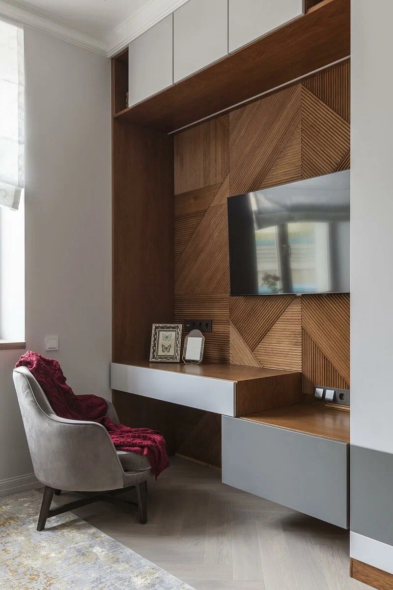 Изысканность и элегантность. Отличная организация пространства на 45 кв.м. старой сталинки