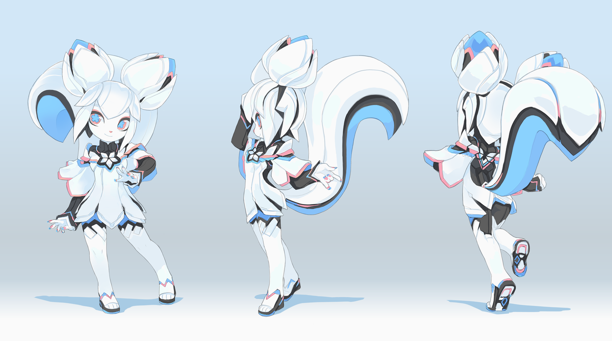 Референс-лист Кики. Художник: Tyson Tan.