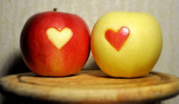 Влюблённые сердца. Фото из интернета