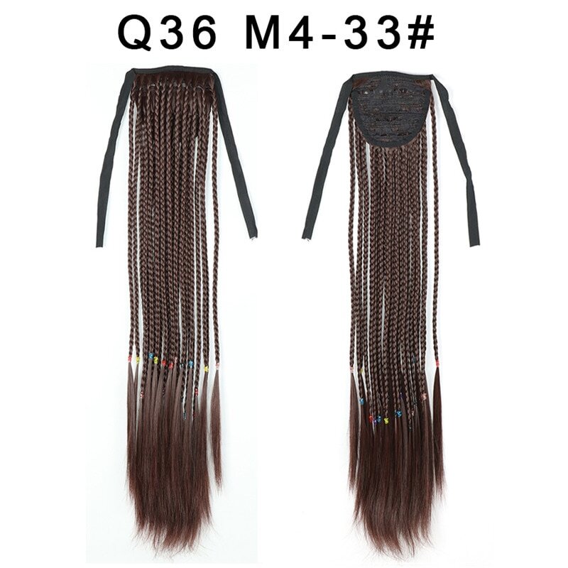 Накладной хвост из афрокосичек