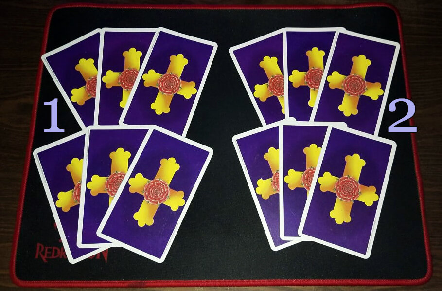 Расклад Таро по двум вариантам. Фото автора