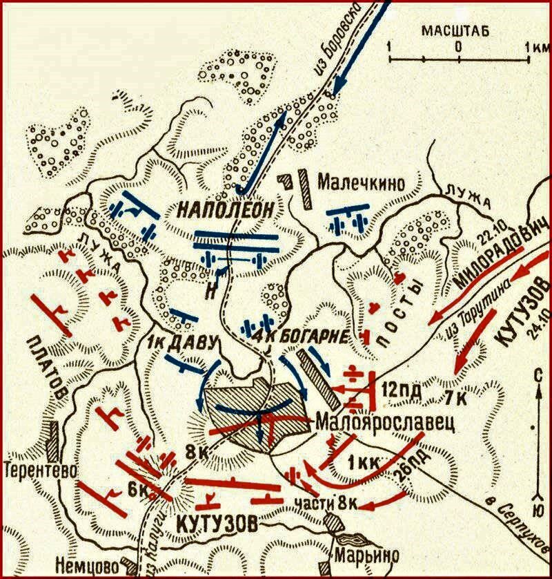 Бородинская панорама карта наполеона