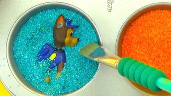 Щенячий Патруль учим цвета и игрушки из мультиков