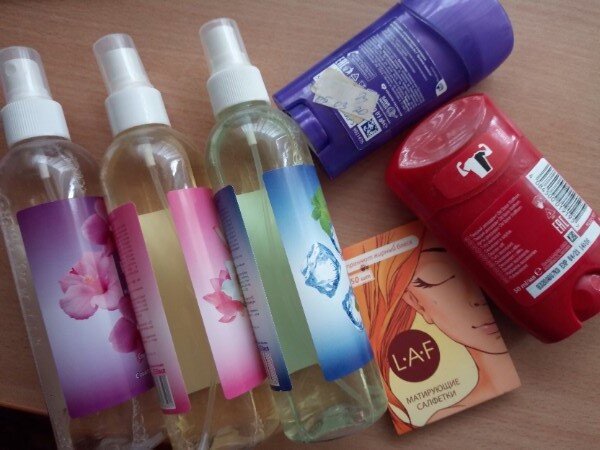 Летний арсенал толстушки. Фото автора.