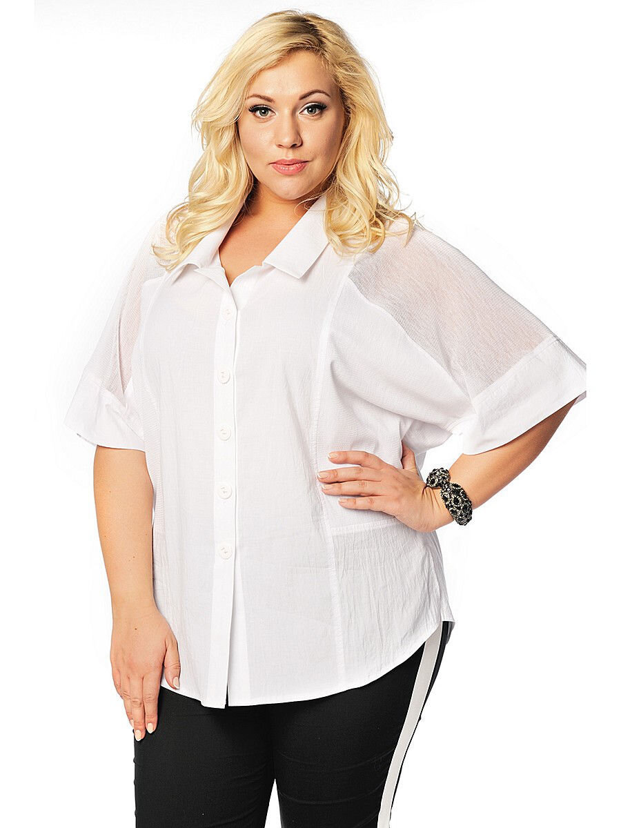 Блуза Svesta, размер 64, белый