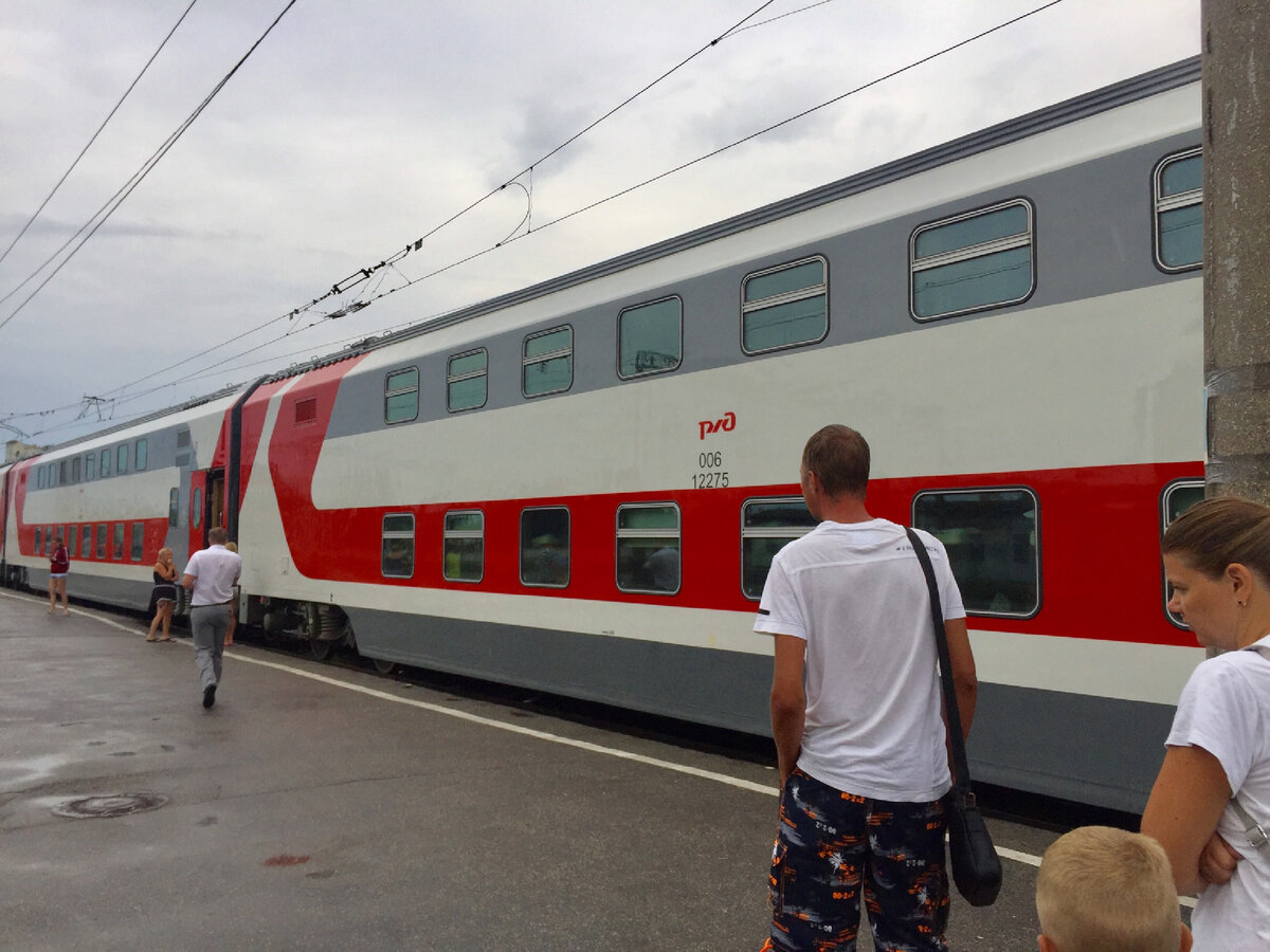 Фото двухэтажного поезда