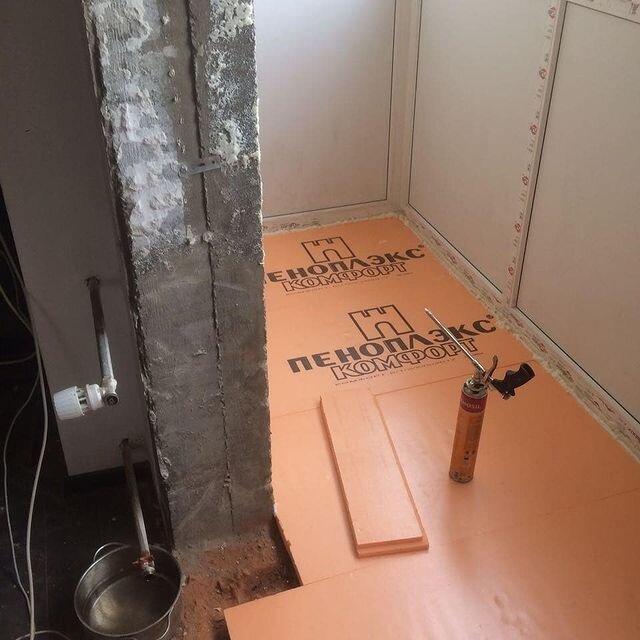 Утепление полов